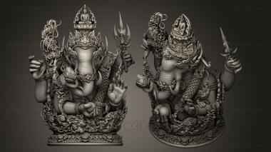 Indian sculptures (STKI_0005) 3D model for CNC machine